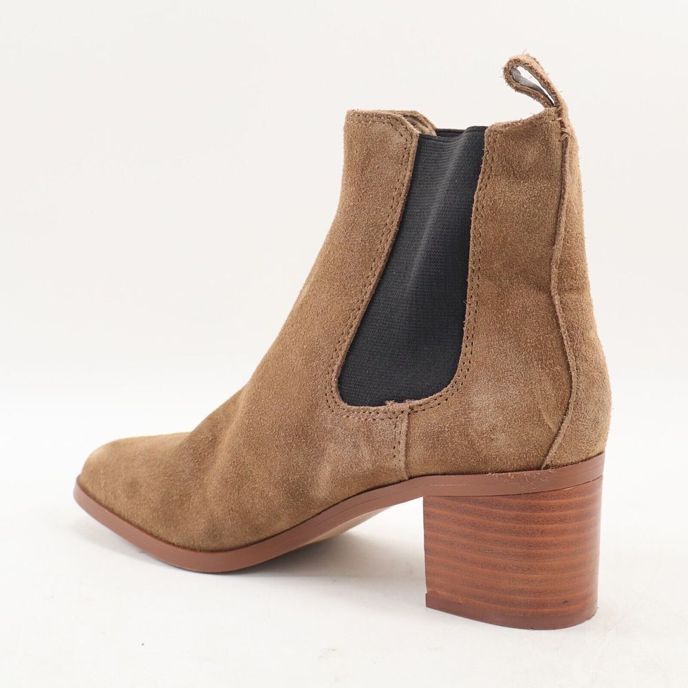 🔥NEW STEVE MADDEN Rhiannon Chelsea Suede Boots, Brown 7.5US MSRP$130🔥 - Picture 4 of 10